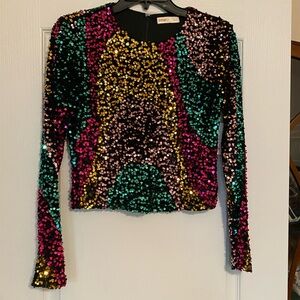 Intempo XS sequin shirt NWT